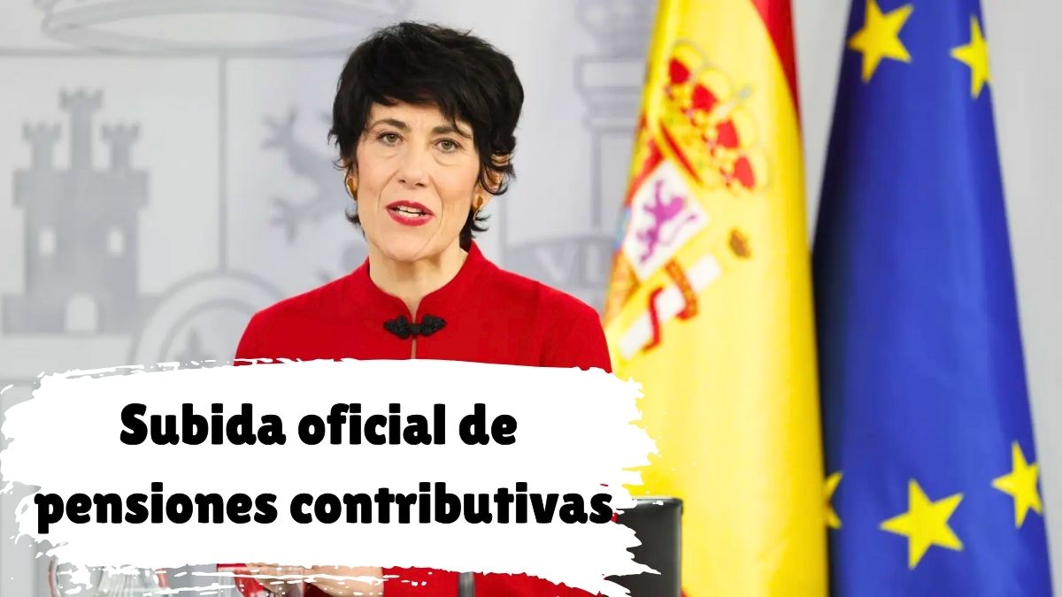 Subida oficial de pensiones contributivas en 2026 cuánto cobrarán los jubilados desde enero