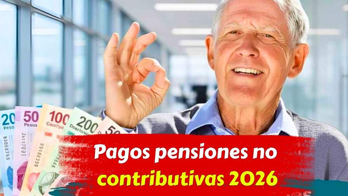 Pagos pensiones no contributivas 2026 fechas de enero y requisitos de febrero