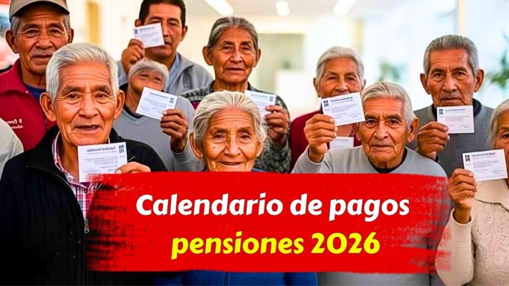 Calendario de pagos pensiones 2026 beneficiarios y depósitos en México