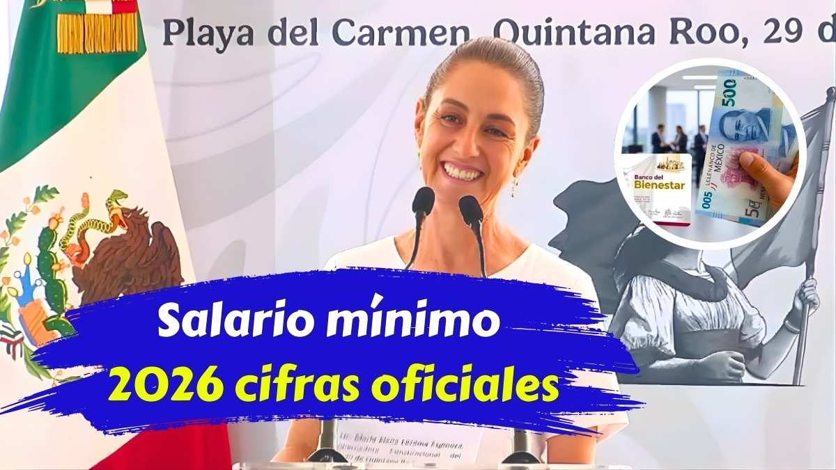 Salario mínimo 2026 cifras oficiales y descuentos aplicables