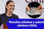 Pensión mínima y salario mínimo 2026 qué esperar del incremento